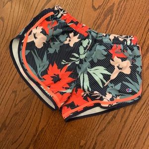 Champion jogging shorts. Tropical print